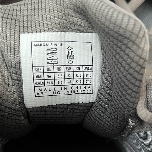 FitVille Marca Runners Sandy Grey Men’s Size 9 Wide Women’s 10.5 - Picture 10 of 10